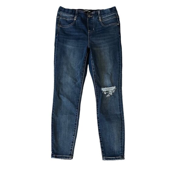 Liverpool Jeans Company Denim - Liverpool Los Angeles the Ankle Stretch High Rise Distressed Blue Jean 6